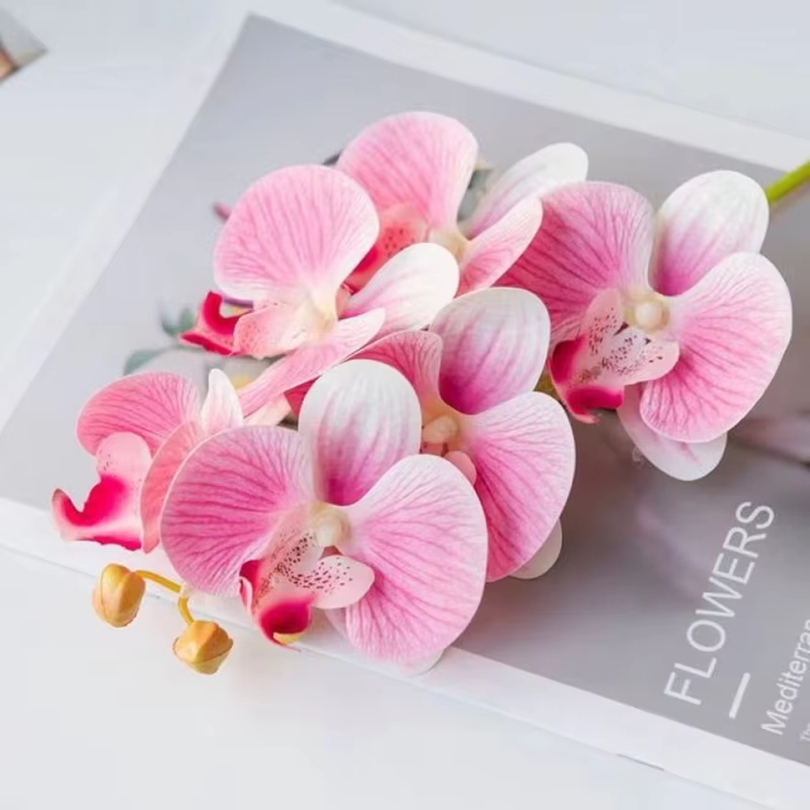 Orchid Phalaenopsis - 3D Artificial Flowers Plastic Butterfly Orchid