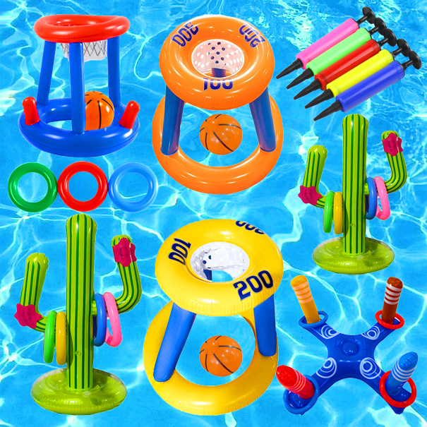 Plant Parent Free - Thickened PVC Inflatable Basketball Hoop Shooting