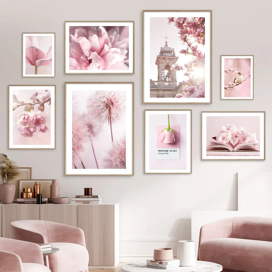 Orchid Phalaenopsis - Spring Pink Rose Peony Sakura Dandelion