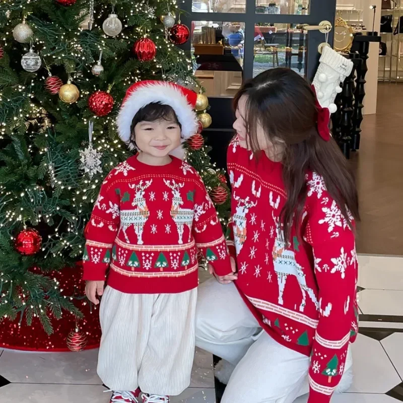 Plant Parent Free - Family Matching Christmas Reindeer Tree Sweater