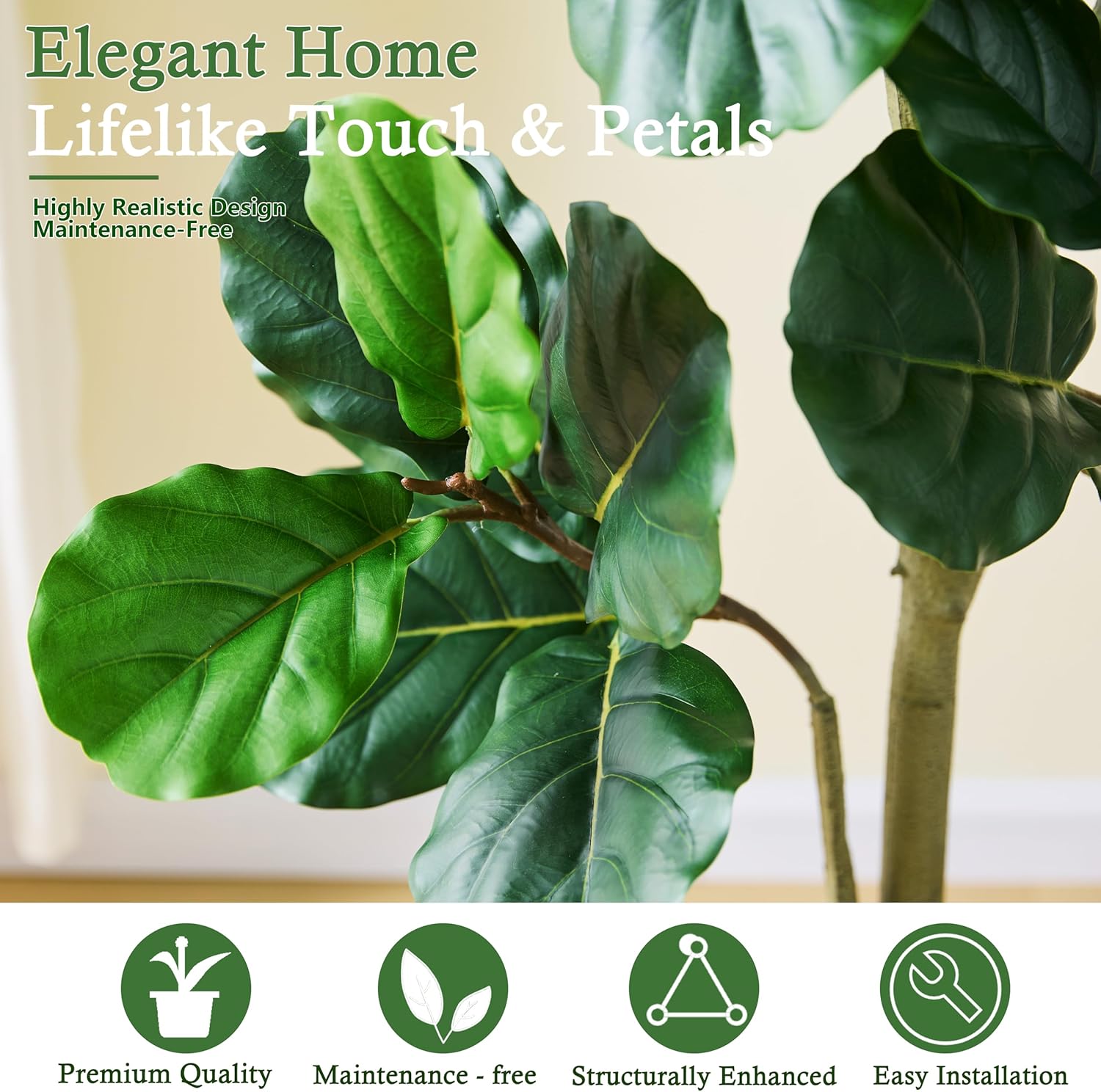 135cm Artificial Fiddle Leaf F - đánh giá và giá Plant Parent Gifts