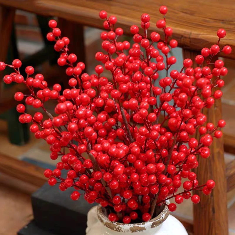 5/100x Artificial Red Berries  - đánh giá và giá Plant Parent Gifts