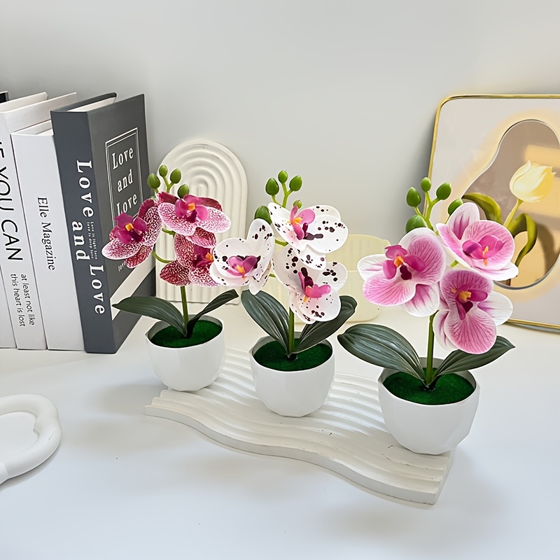 3pcs Artificial Phalaenopsis O - đánh giá và giá Orchid Phalaenopsis