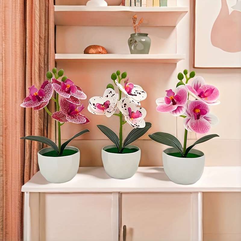 3pcs Artificial Phalaenopsis O - đánh giá và giá Orchid Phalaenopsis