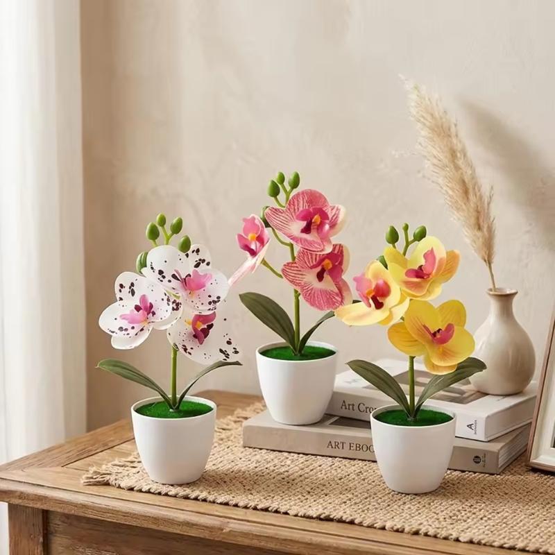 1pc Artificial Orchid Potted P - đánh giá và giá Orchid Phalaenopsis