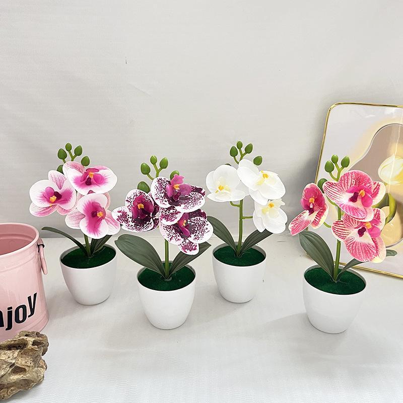 1pc Artificial Orchid Potted P - đánh giá và giá Orchid Phalaenopsis