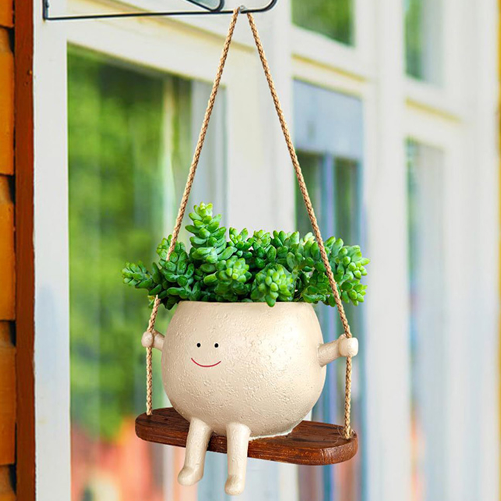 Swing Flower Container Resin C - đánh giá và giá Snake Plant Ceramic