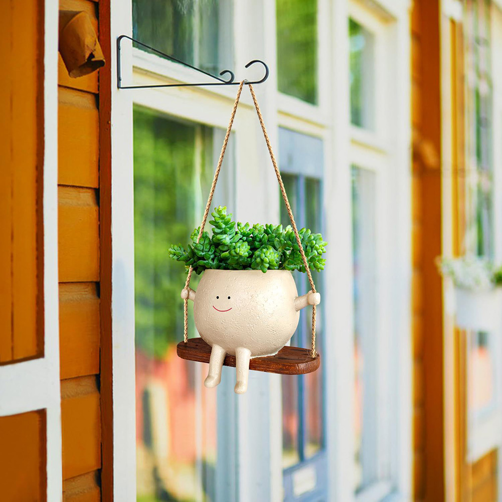 Swing Flower Container Resin C - đánh giá và giá Snake Plant Ceramic