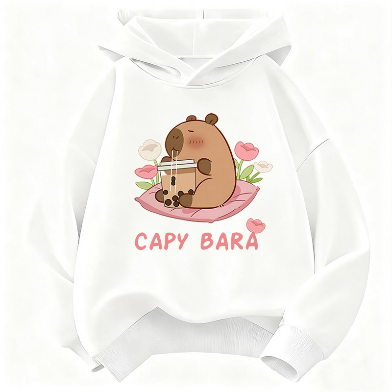 Kawaii Capybara Drinking Juice - đánh giá và giá Plant Parent Hoodie