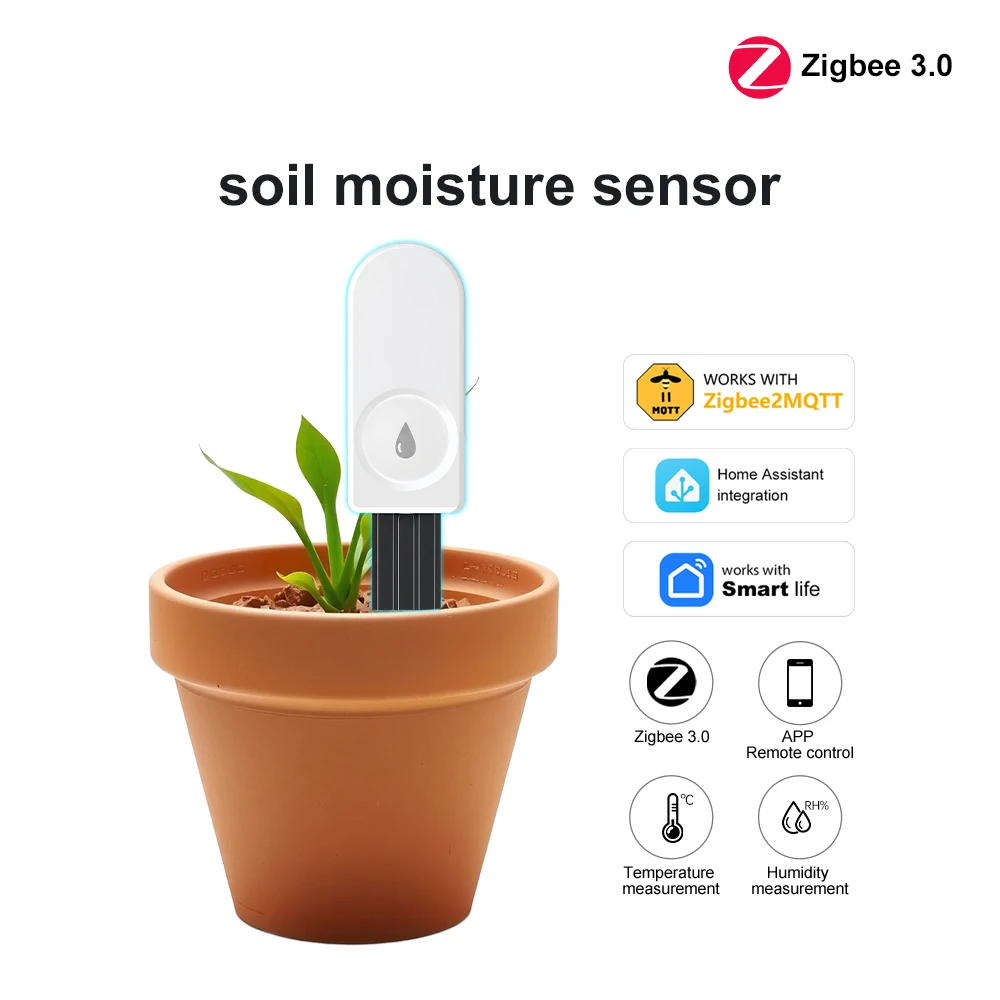 ZigBee Smart Soil Moisture Sen - đánh giá và giá Plant Parent App