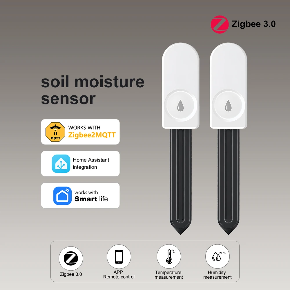 ZigBee Smart Soil Moisture Sen - đánh giá và giá Plant Parent App