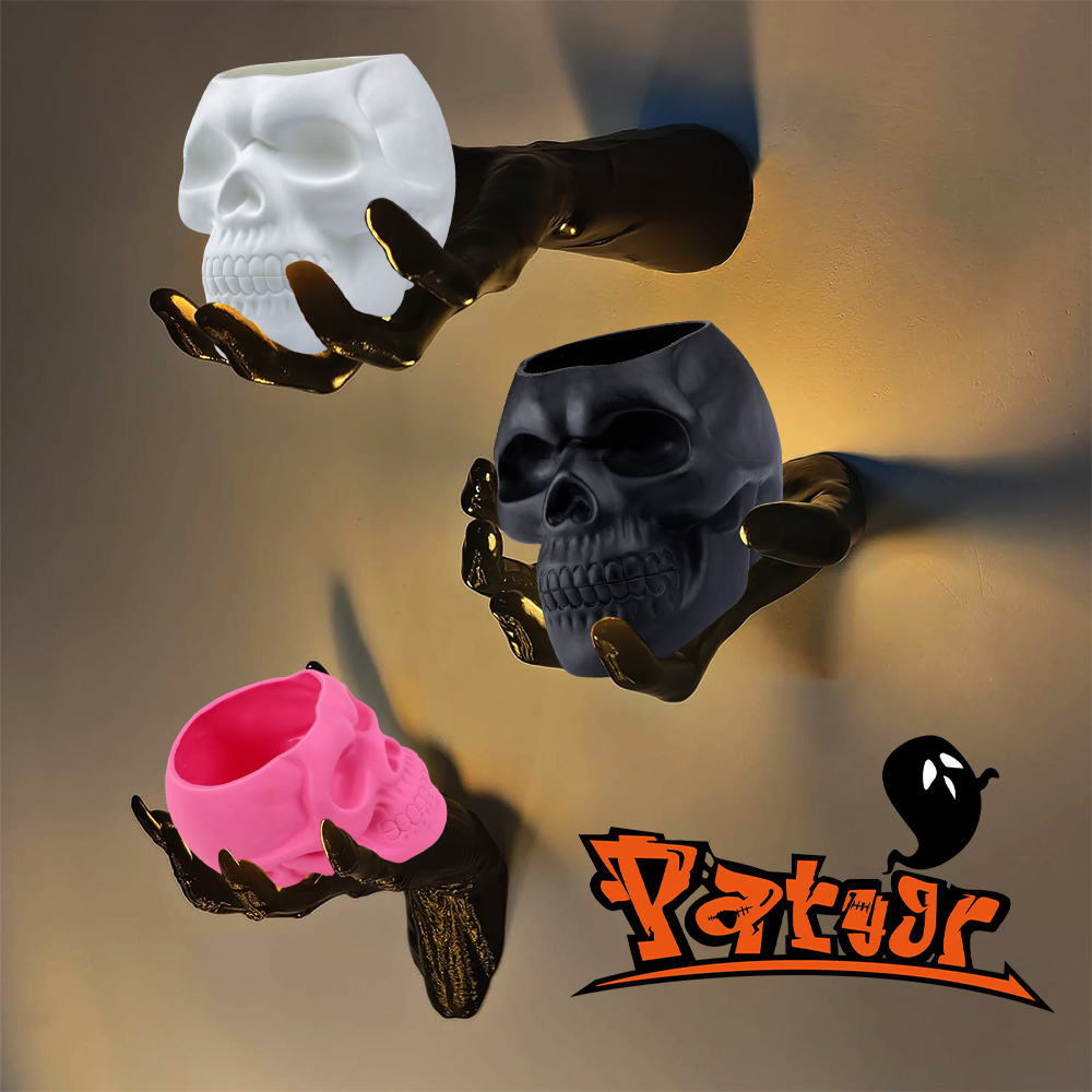 Skull Planter Vase Gothic Skul - đánh giá và giá Snake Plant Ceramic