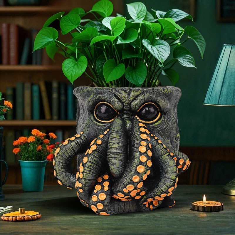 Creative Resin Flower Pot - Ti - đánh giá và giá Snake Plant Ceramic