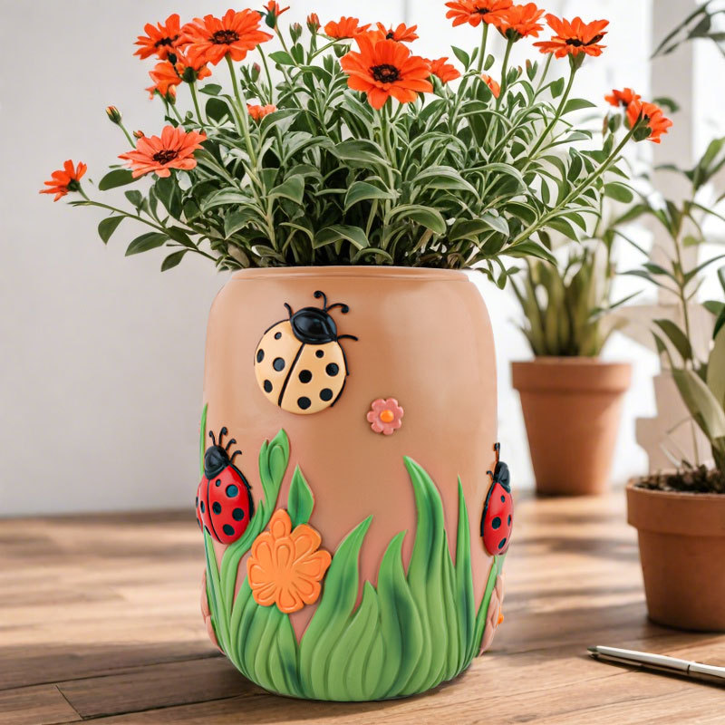 Creative Resin Flower Pot - Ti - đánh giá và giá Snake Plant Ceramic