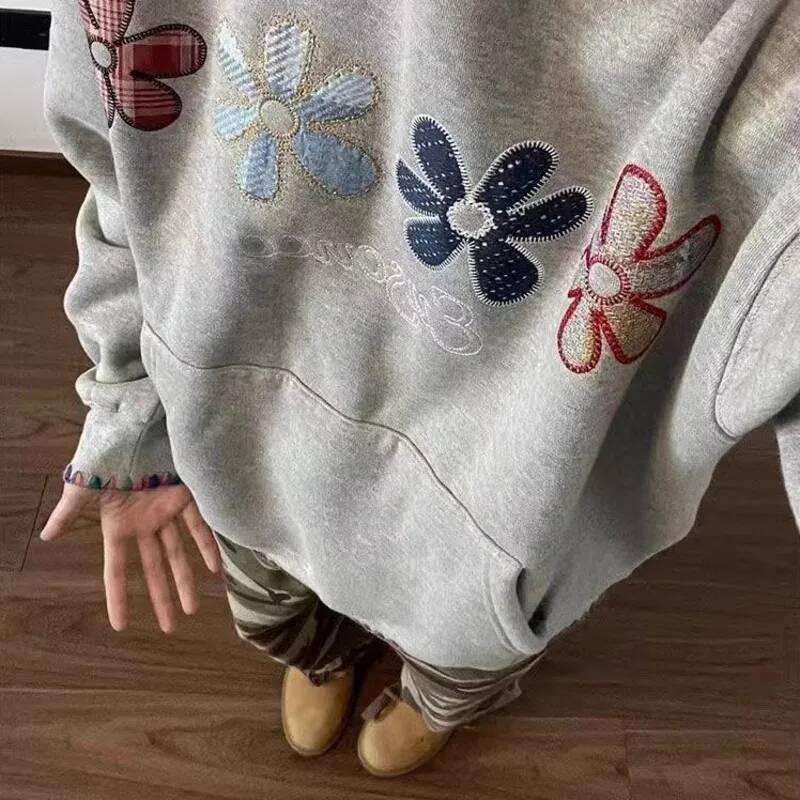 Street Small Flower Embroidery - đánh giá và giá Plant Parent Hoodie