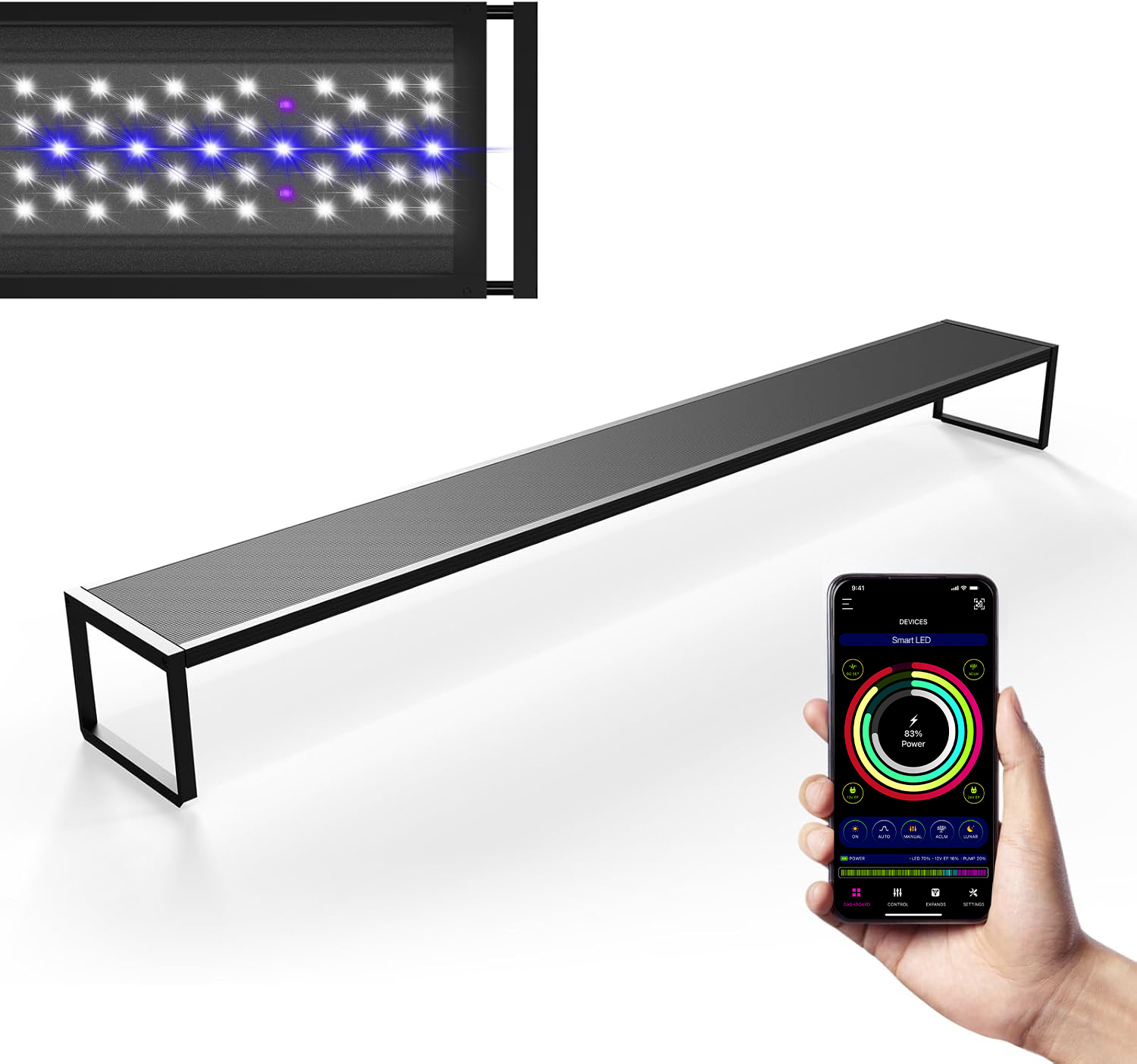LED Aquarium light MICMOL Extr - đánh giá và giá Plant Parent App