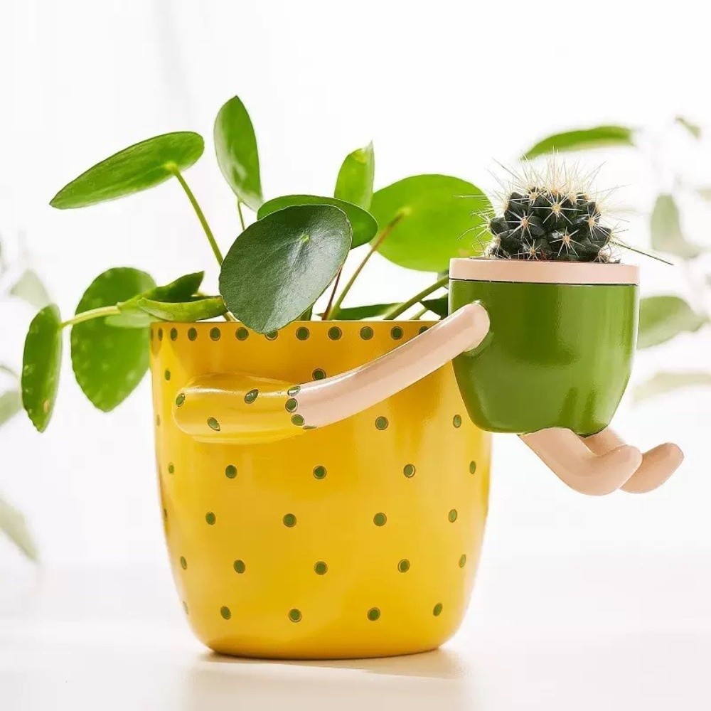 Resin Parent-child Flowerpot F - đánh giá và giá Plant Parent Free