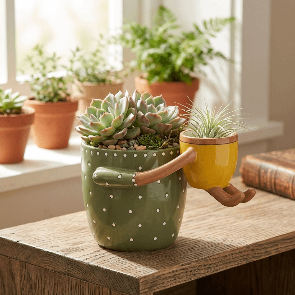 Resin Parent-child Flowerpot w - đánh giá và giá Plant Parent Free